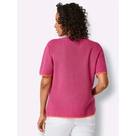 Creation L Premium Kurzarmpullover fuchsia 48