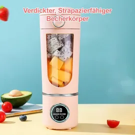 miuuipi Tragbarer Mixer Mini-Standmixer Smoothie-Maker