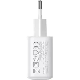 Joyroom JR-TCF12, Netzladegerät 2x USB-C 20W PD / QC 3.0 Schnellladegerät Weiß