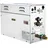 Vevor Dampfgenerator 9KW Dampfduschen 220V-240V Sauna Dampfgenerator mit programmierbarer Steuerung für zu Hause SPA Badezimmer Hoteldusche Dampf (Controller enthält keine Batterie)