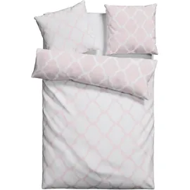 OTTO home Alba Wendebettwäsche Rosa 155 x 220 cm + 80 x 80 cm