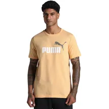 Puma Essentials 2 Color No. 1 Logo T-Shirt gelb L