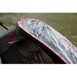 hamax Regenschutz für Fahrradanhänger Outback One, transparent