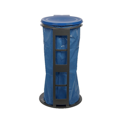 Gies Mülleimer Müllsackständer stabil f.80ltr blau