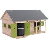 Kids Globe Farming Horse Stall mit 2 Boxen und Aufbewahrung 1:32 Natur