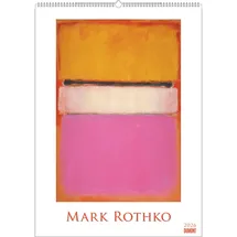 Neumann DUMONT - Mark Rothko 2026 – Kunst-Poster-Kalender 50 x 70 cm, Wandkalender mit Meisterwerken des Abstrakten Expressionismus für Kunstliebhaber