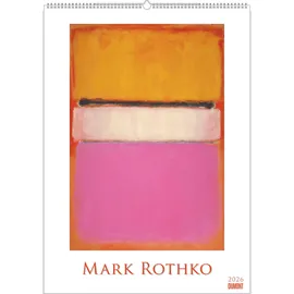 Neumann DUMONT - Mark Rothko 2026 – Kunst-Poster-Kalender 50 x 70 cm, Wandkalender mit Meisterwerken des Abstrakten Expressionismus für Kunstliebhaber