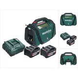 Metabo AK 18 Multi Akku Kompressor 18 V 11 bar + 2x Akku 4,0 Ah + Ladegerät