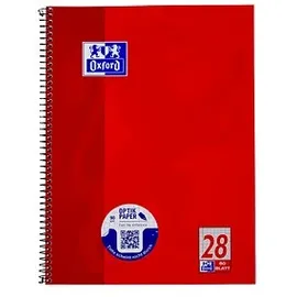 Oxford Collegeblock A4+ kariert Rot