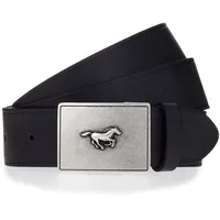 Mustang Koppelgürtel Mit charakteristischer Koppelschließe, im Vintage-Look, 4 cm