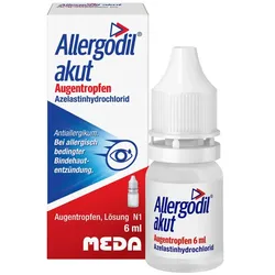 Allergodil akut Augentropfen: Bei Pollenallergie, Heuschnupfen