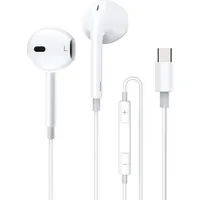 USB-C-Kopfhörer, Kabelgebundene In-Ear-Kopfhörer vom Typ C mit integriertem Mikrofon und Lautstärkeregler, HiFi-Stereo-Ohrhörer Kompatibel mit Samsung, iPhone 15, iPad Pro, Google Pixel, Xiao-mi usw.