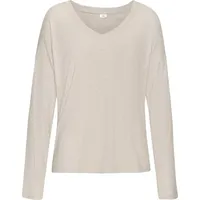 S.Oliver Damen Pyjamaoberteil beige-meliert Gr.40/42