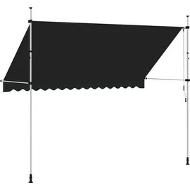 vidaXL Einziehbare Markise 350 cm anthrazit