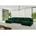 altdecor Wohnlandschaft, CLOUD-U-v1 405x185x90 Dunkelgrün Velours