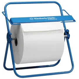 Kimberly-Clark Putztuchrollenhalter 6146, Wandhalter, für Rollen bis 44 cm, Metall, blau