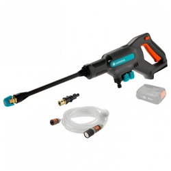 GARDENA Akku-Mitteldruckreiniger »AquaClean 24/18V P4A - Mitteldruckreiniger - grau/türkis« grau