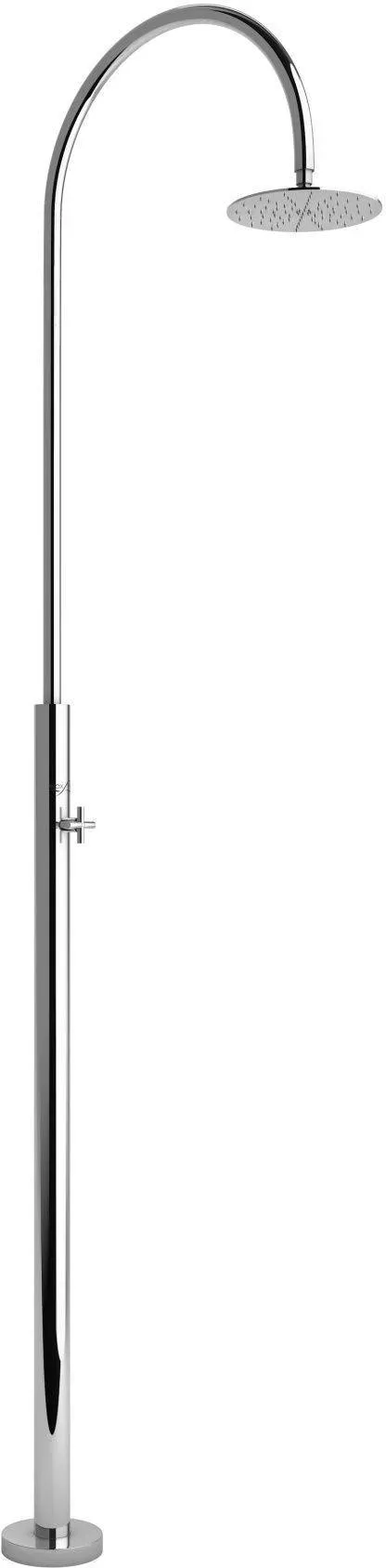 Inoxstyle Aria Cylinder S Knox Außendusche - Edelstahl poliert