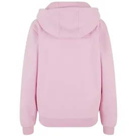 URBAN CLASSICS Hoodie Ladies Fluffy Zip Hoody rosa 5XL (54/56)