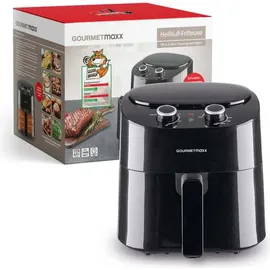 GOURMETmaxx Heißluftfritteuse 4,5L schwarz