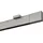 GARESA Gardinenstange GARESA "FLAT", silber (vernickelt), L:110cm, Aluminium, Gardinenstangen, Rechteckprofil, Deckenmontage, perfekter Lauf, modern, verlängerbar
