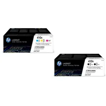HP Original 410X Toner 2er Set schwarz + 3er Set C/M/Y