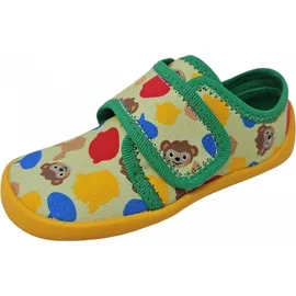 Affenzahn Hausschuh gelb, 31 EU