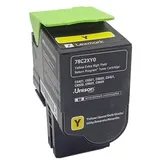 Lexmark Original Toner 78C2XY0 High Yield Farbe: Yellow ca. 5.000 Seiten für CS 421,521,622 Serien und CX 421,521,622,625 Serien