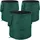 Relaxdays Laubsack selbstaufstellend 3er Set 85L Ø 46 cm grün