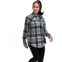 Maier Sports Predeal 2.0 Langarmhemd - Grey Check - 38