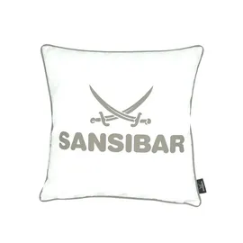 Sansibar Sylt Dekokissen 45 x 45 cm Weiß