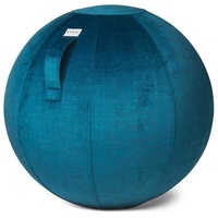 VLUV Stuhl Varm Samt-Sitzball Durchmesser 70-75 cm Pacific blau