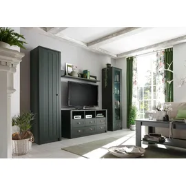 Home Affaire Wohnwand HOME AFFAIRE "Ascot", grün, B:270cm H:198cm T:43cm, Holzwerkstoff, MDF, Kastenmöbel-Sets, Wohnwand