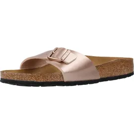 Birkenstock Madrid Birko-Flor schmal metallic copper 38