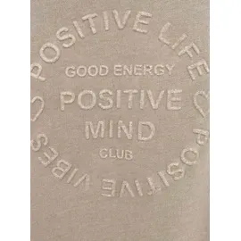 Zwillingsherz Jerseymantel Positive Mind Braun S/M