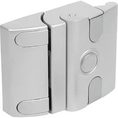 FALLENVERSCHLUSS FORM:A, ALUMINIUM ALUFARBE, NICHT ABSCHLIEßBAR, BN=8/10