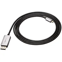 Amazon Basics USB-C-auf-DisplayPort-Kabel, Aluminium, 1.8 m, Grau