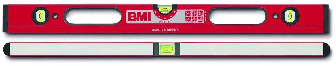 BMI | 638PS Robust, Wasserwaage, 3 Libellen, Gefräst Länge: 150 cm