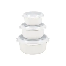 Emsa Micro Family Mikrowellentopf-Set, 3-tlg. weiß