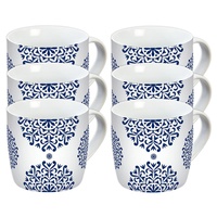 Geda Labels Tasse 6er Set Classic Blue Ornament in