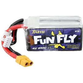 AccuCell Li-Polymer-Akku 1550mAh 14.8V Burst 200C 4S XT60-Stecker für Modellbau, Drohne, Multicopter, Quadrocopter wie 4S1P