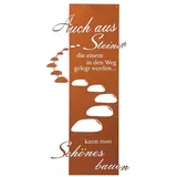 Home Deluxe - Gartenschild - Steiniger Weg Rost (10260)