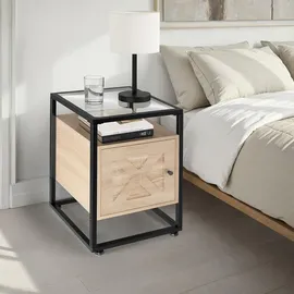 Tectake tectake® Nachttisch Kidderminster 40x43x60,5cm