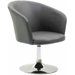 CLP Lounger Arcade Kunstleder grau