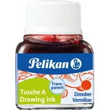 Pelikan Tusche A 523 10 ml, zinnoberrot