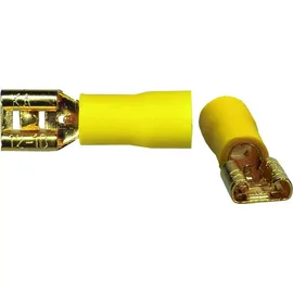 SINUSLIVE Car HiFi Flachstecker 10er Set 6 mm2 6.3 mm vergoldet