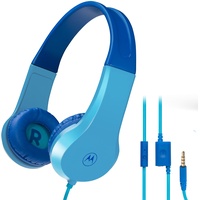Motorola Headphone MOTO JR200 BLU Kabelgebunden Kopfhörer Blau