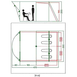 Coleman Meadowood 4 Personen Zelt