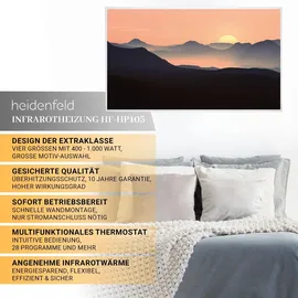 Heidenfeld Infrarotheizung HF-HP105 mit Bild 600 W Herbst