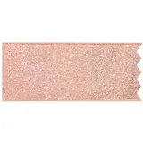 Anniversary House Rotgold Lamé Tortenband 1m 4cm Breit Band Geburtstagsband Tortendeko auch toll für Geschenkverpackungen, Haarschleifen, Hochzeit, Weihnachten BU234